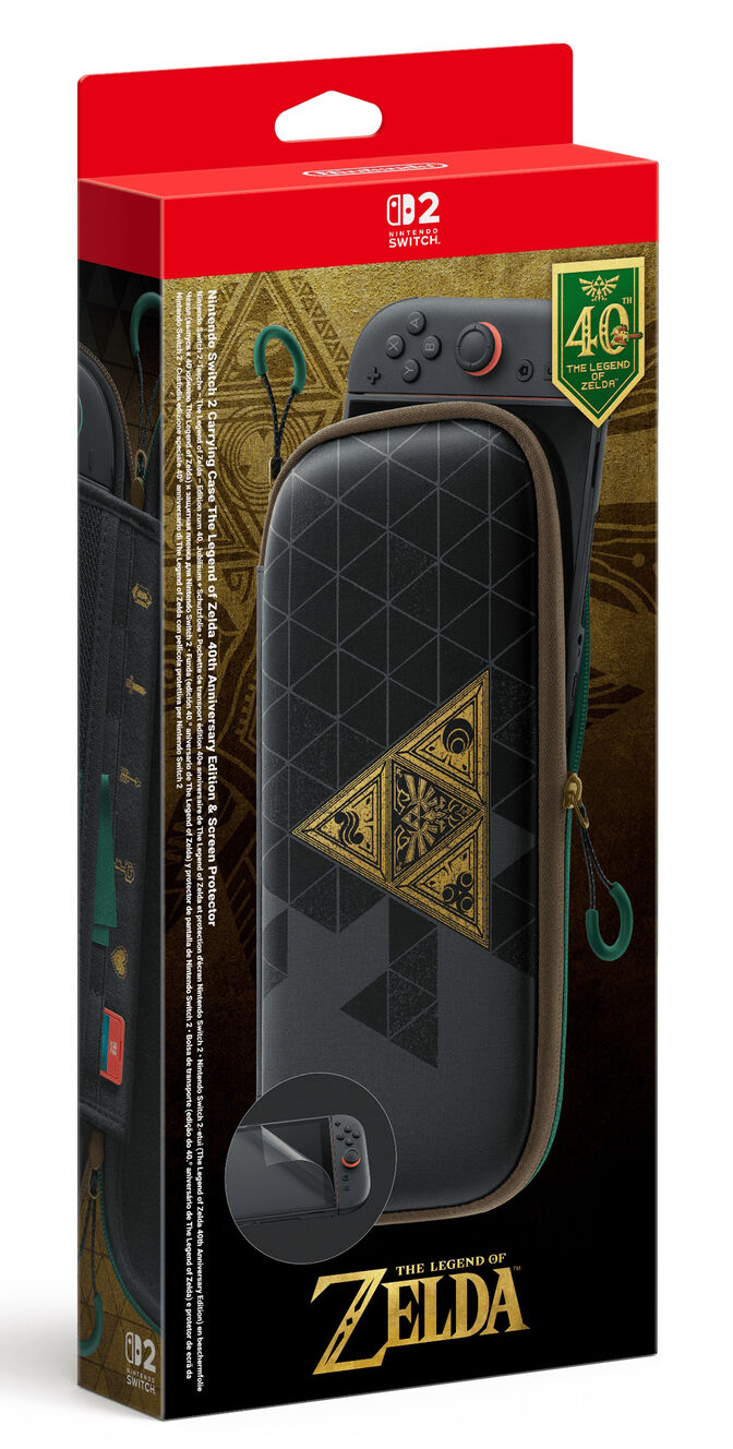 Bolsa Nintendo Switch 2 Carrying Case The Legend of Zelda 40th Anniversary Edition image number 4