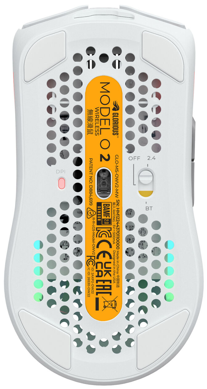 Rat&oacute;n Gaming Glorious Model O 2 Wireless Blanco image number 2