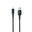 Cable Lightning Nanocable Lightning/M para USB A/M Coiled 1M Negro image number null