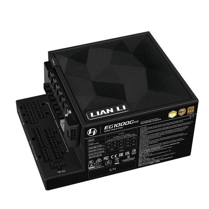 Fuente Modular Lian Li Edge Gold V2 1000W 80+ Gold Negra (C/Hub) image number 1