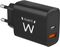 Cargador Ewent EW1319 USB-C/USB-A Fast Charger 20W Negro