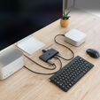 Switch Conmutador KVM Nanocable 2x USB-C a 3xUSB-A+2xPD+HDMI+DP+Audio image number null