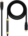 Cable HDMI V1.4 HEC NanoCable USB-A M/M 30 M c/Ferrite image number null