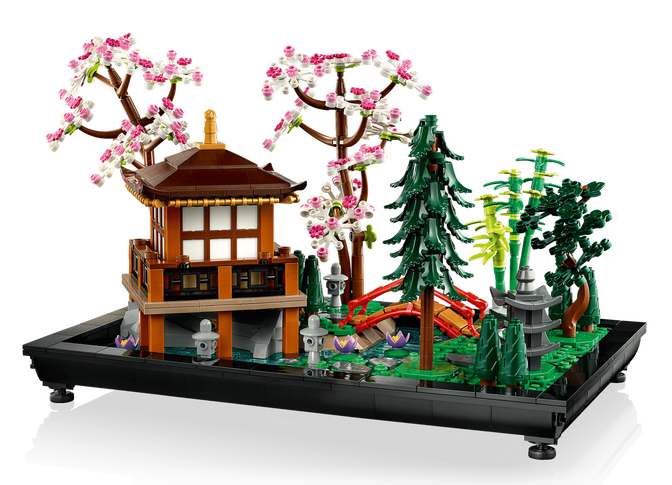 LEGO Icons: Jard&iacute;n Tranquilo, 1363 Piezas (10315) image number 2