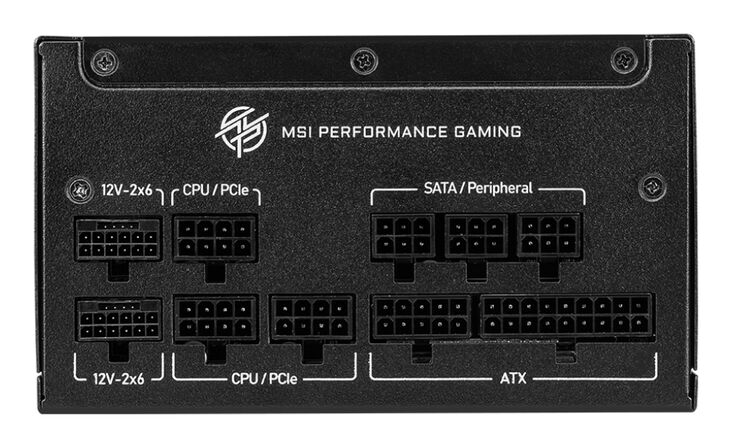 Fuente Alimentación Modular MSI MPG A1250GS 1250W 80+ Gold PCIE 5.1 image number 2