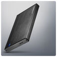 Caja Externa AXAGON EE25-XA6C para SSD/HDD 2.5" USB-C, SATA 6G, Aluminio image number null
