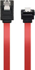 Cable SATA III Angular NanoCable 50 CM Rojo c/trave image number null