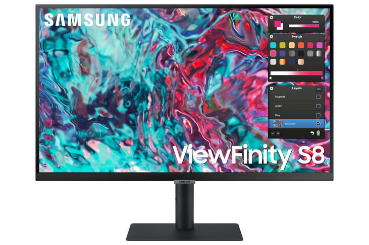 Monitor Samsung 27" S80PB IPS 4K 60Hz 5ms Flicker Free HDR10 image number 0