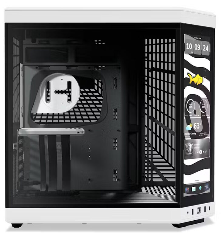 Caja ATX Hyte Y70 Touch Infinite Vidrio Templado Blanco/Negro image number 2