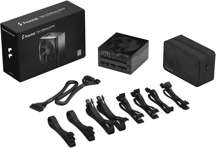 Fuente Alimentación Fractal Design Ion+ 2 660W 80+ Platinum Full Modular image number 14
