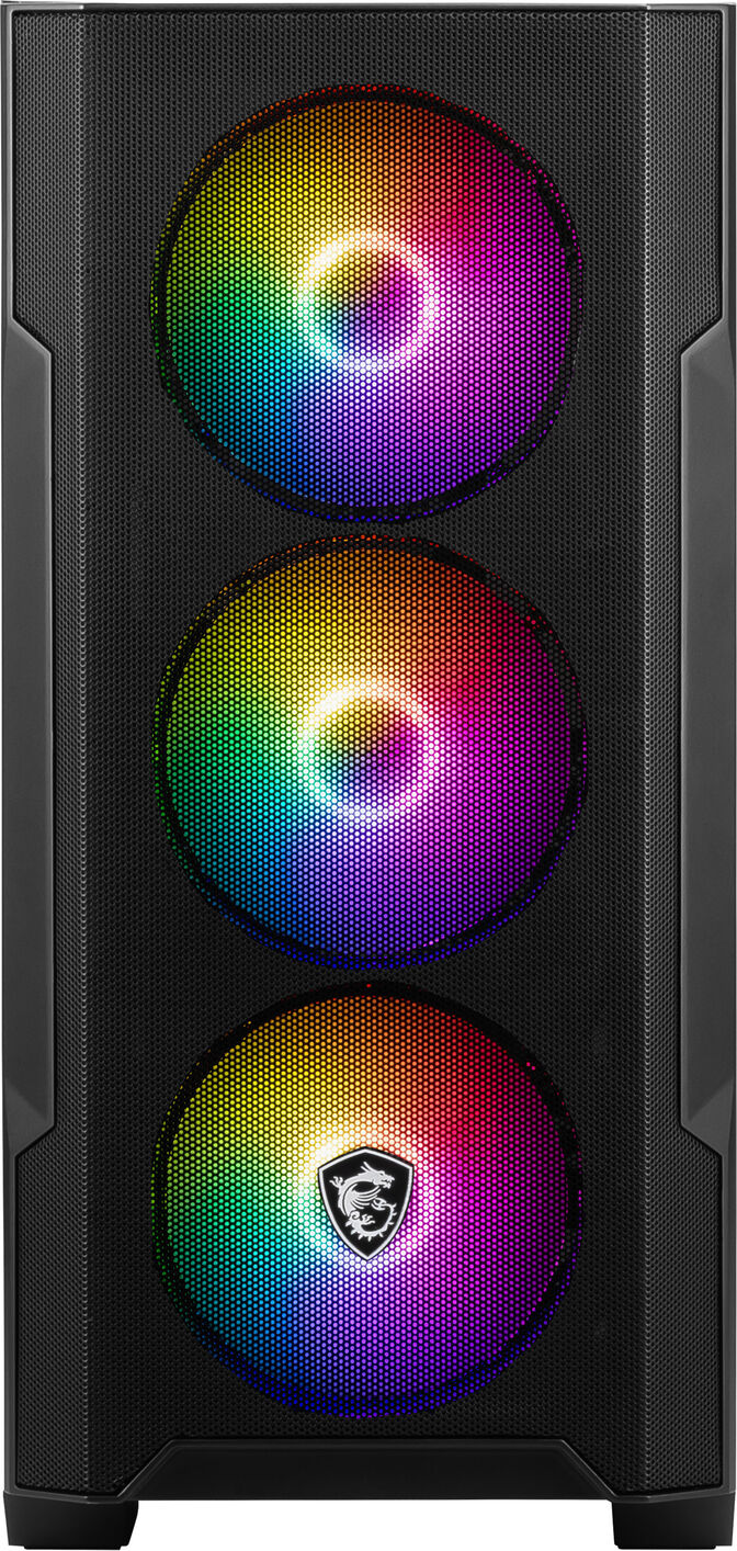 Torre Micro-ATX MSI MAG Forge M100R RGB Negro image number 3