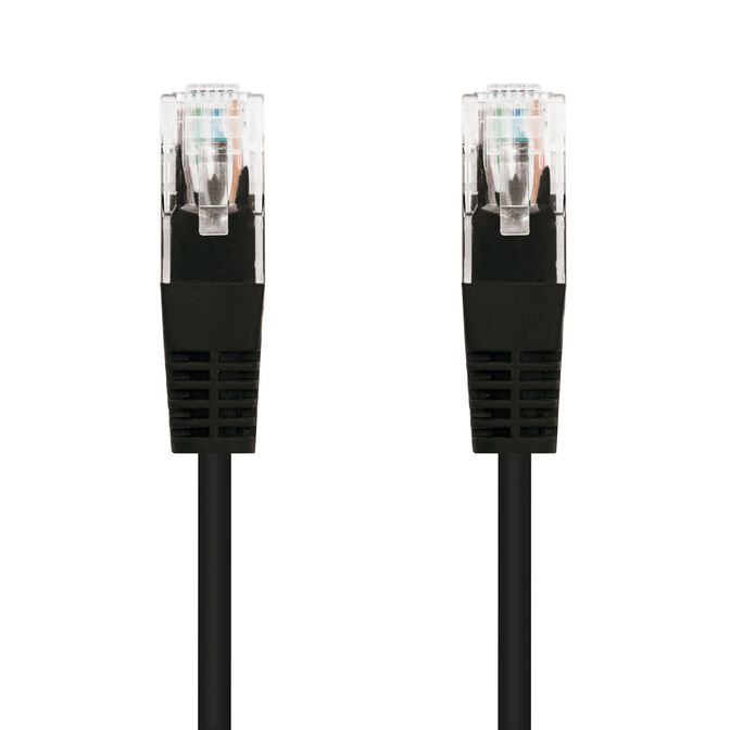 Cable de Red NanoCable RJ45 CAT.6 UTP AWG24 30 CM Negro image number 1