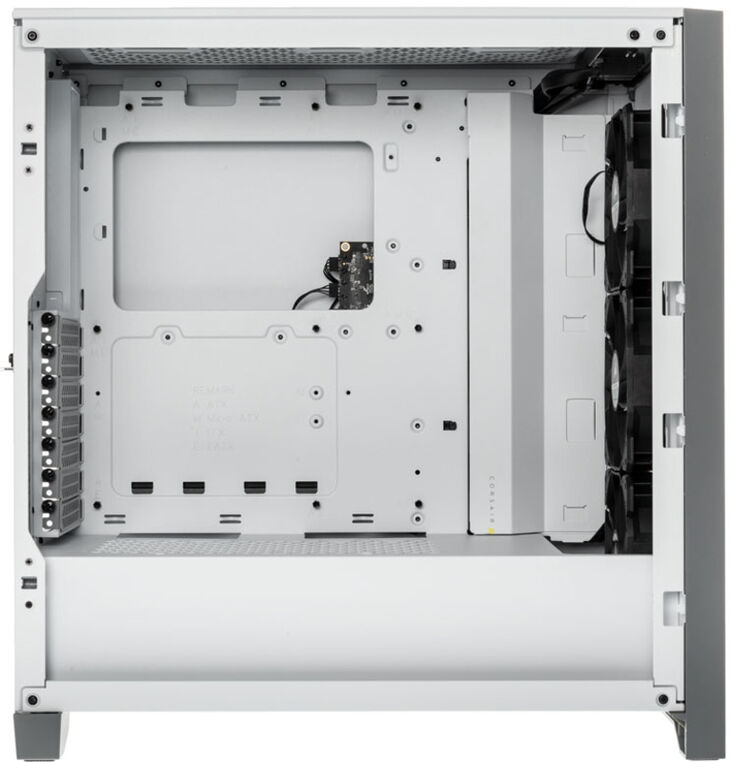 Torre E-ATX Corsair iCUE 4000X RGB Blanco Cristal Templado image number 5
