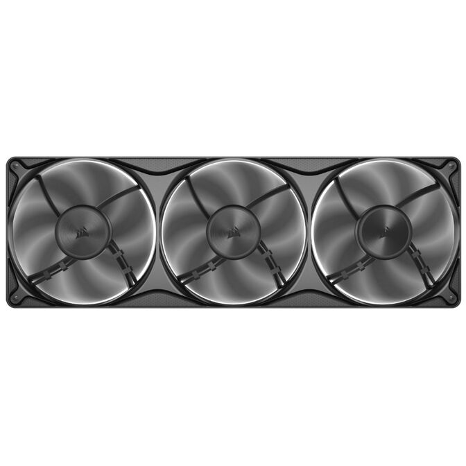 Ventilador Corsair RS360 II Unified Frame PWM Negra 120mm Triplo Ventilador 120mm (360mm) image number 3
