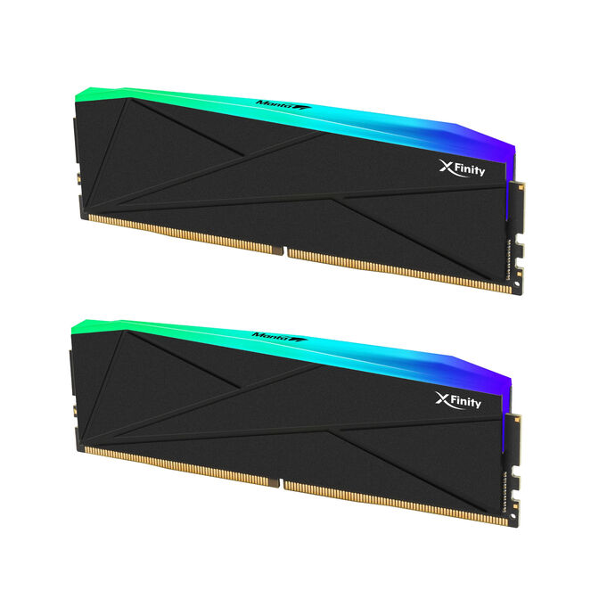 V-Color Kit 32GB (2 x 16GB) DDR5 6000MHz Manta Xfinity RGB Negro CL30 image number 1