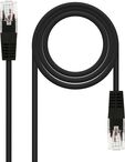 Cable de Red Nanocable RJ45 CAT.6 UTP AWG24 25 CM Negro image number null