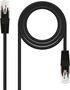 Cable de Red Nanocable RJ45 CAT.6 UTP AWG24 25 CM Negro image number null