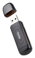 Lector de Tarjetas Tooq USB-A 3.0, SD/TF, Negro image number null