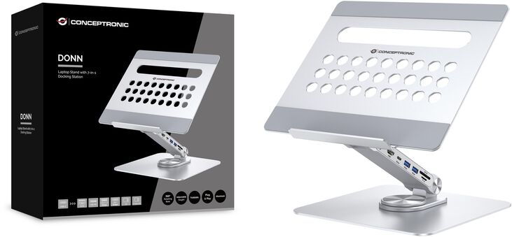 Base Conceptronic 7-in-1 para Portátil USB 3.2 Gen 1 Docking Sation image number 5