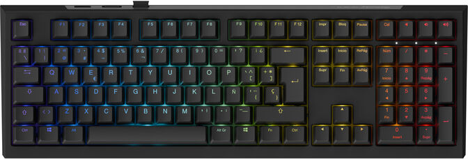 Teclado Mec&acirc;nico Ducky One X 100% Wireless Black RGB Ducky Linear Inductive Switch (ES) image number 0