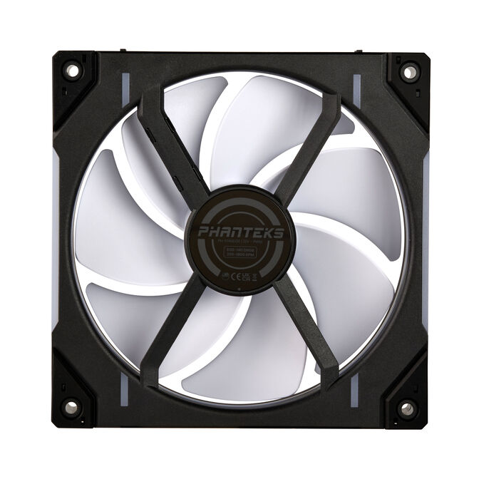 Ventilador Phanteks D30 PWM D-RGB Negro Pack 3 - 140mm image number 3