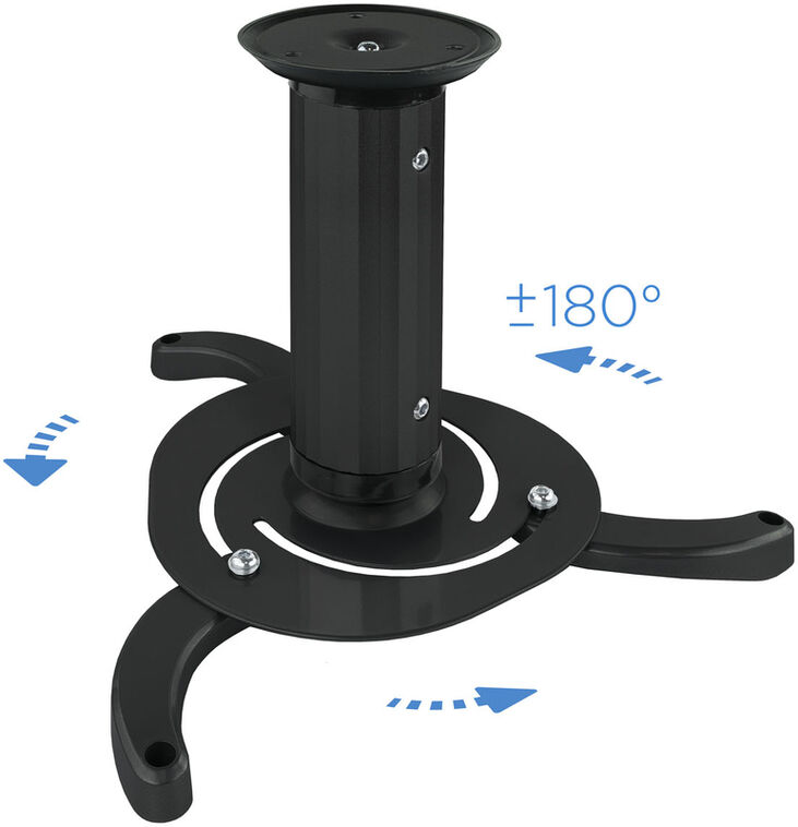 Soporte de Techo Tooq para Proyectores Max.10kg Negro image number 4