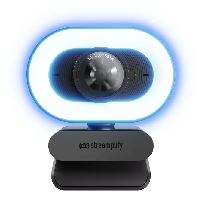 Webcam Streamplify CAM Plus FullHD 60fps con Aro de Luz - Preto image number 2