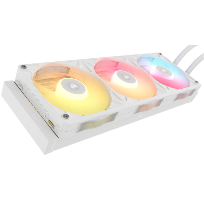 Refrigeraci&oacute;n L&iacute;quida CPU Corsair iCUE LINK TITAN II 360 RX RGB 360mm Blanco image number 2