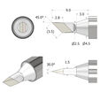 Punta de soldadura iFixit FixHub KNIFE - 2,5 mm image number null