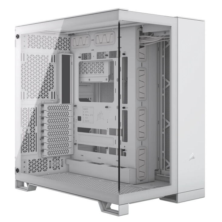 Torre ATX Corsair 6500X Blanco Cristal Templado image number 1