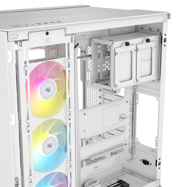 Torre ATX Corsair iCue LINK 6500X Blanco Cristal Templado image number 2