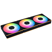 Ventilador Lian Li UNI FAN CL120 FLEX Wireless RGB Reverse Blade PWM Negro 120mm (Pack 3)