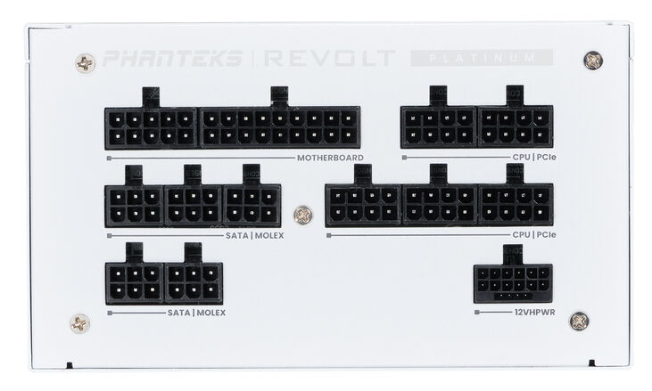 Fuente Modular Phanteks Revolt ATX 3.0 PCIe 5.0 1200W Platinum Branca (Sin Cables Inclu&iacute;dos) image number 2