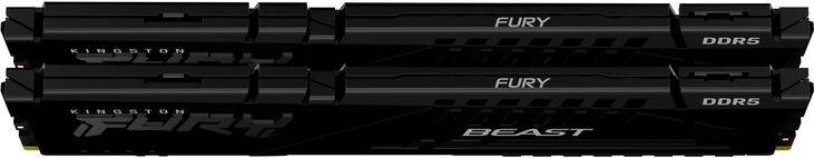 Kingston Kit 32GB (2 x 16GB) DDR5 6000MHz FURY Beast Negro CL30 image number 1