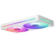 Ventilador NZXT F280 RGB Core Single-Frame Blancas - Duplo Vent&iacute;lador 140mm (280mm) image number null