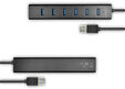 USB-A-Hub AXAGON HUE-SA7BP, 7x USB 3.0, 1x Micro-USB - 40cm image number null