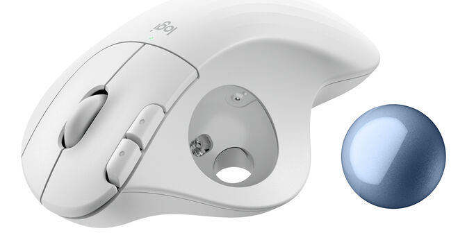Rat&oacute;n Logitech Ergo M575s Trackball Blanco image number 2