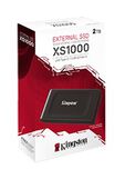 SSD Externo Kingston XS1000 1TB USB3.2 Gen2 Negro (1050/1000MB/s) image number null