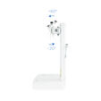 Soporte de Mesa Tooq Inclinable y Altura Ajustable de 17" a 27" M&aacute;x. 6 kg para Brazo Blanco image number null