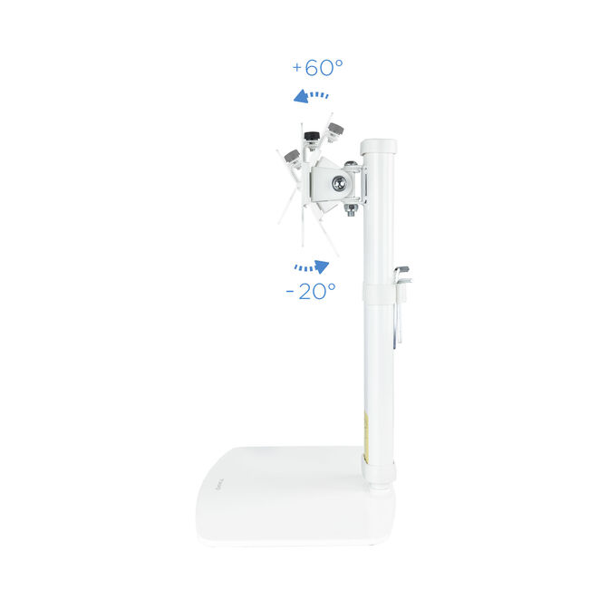 Soporte de Mesa Tooq Inclinable y Altura Ajustable de 17" a 27" M&aacute;x. 6 kg para Brazo Blanco image number 10