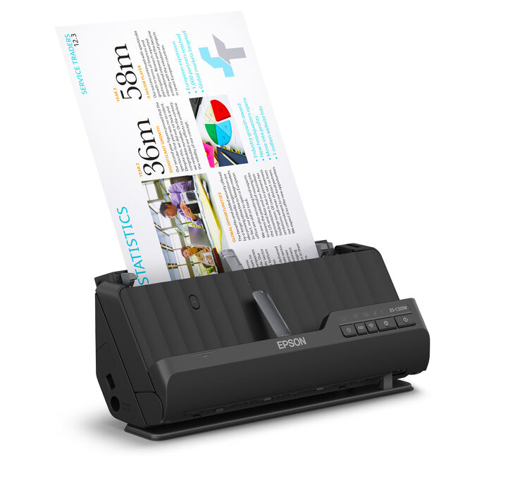 Escáner de Documentos Epson WorkForce ES-C320W image number 3