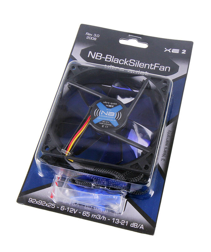 Ventilador Noiseblocker BlackSilent XE2 92mm image number 3