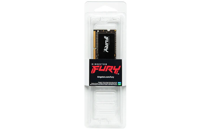 Kingston SO-DIMM 8GB DDR4 3200MHz Fury Impact CL20 image number 2