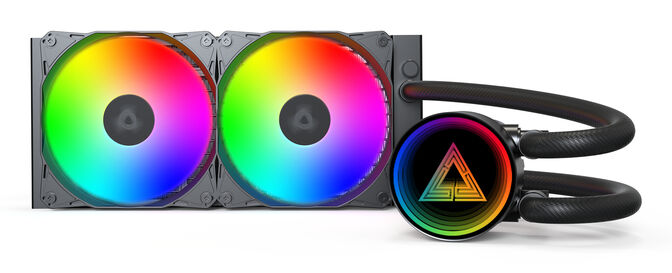 Water Cooler CPU Montech LightFlow ARGB 240mm Negro image number 2