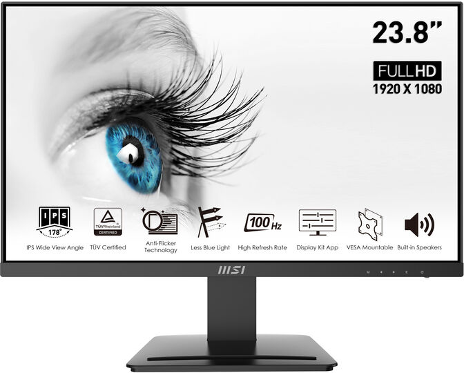 Monitor MSI 23.8" PRO MP243X IPS FHD 100Hz FreeSync (Adaptive Sync) image number 0