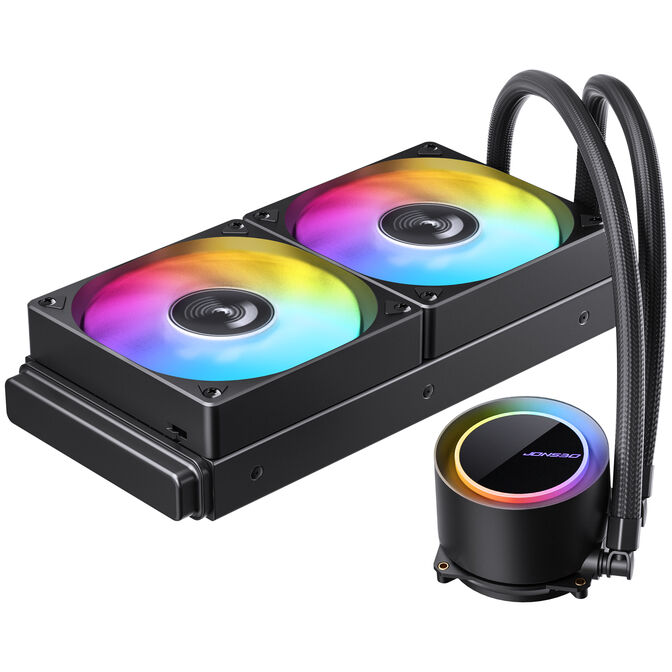 Kit Refrigeraci&oacute;n L&iacute;quida Jonsbo TG-240 ARGB Blanco - 240mm image number 4