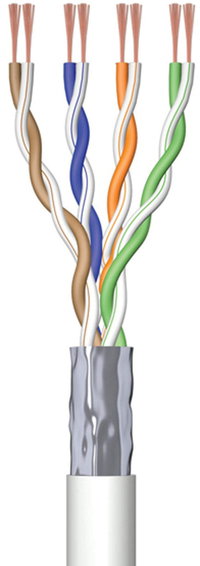 Bobina de Red Ewent RJ45 Cat.6 U/UTP AWG23/1 305m Gris image number 0