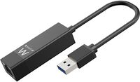 Adaptador de Rede Ewent EW1017 Gigabit Ethernet USB 3.2 Gen 1 Negro