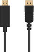 Cable Conversor Ewent DisplayPort 1.2 para HDMI 1.2 Macho/Macho 3 M Negro image number null