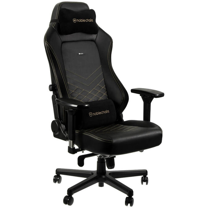 Silla noblechairs HERO - Negro / Dorado image number 0